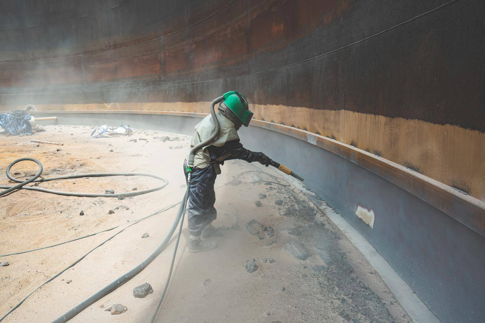 Tank bund lining